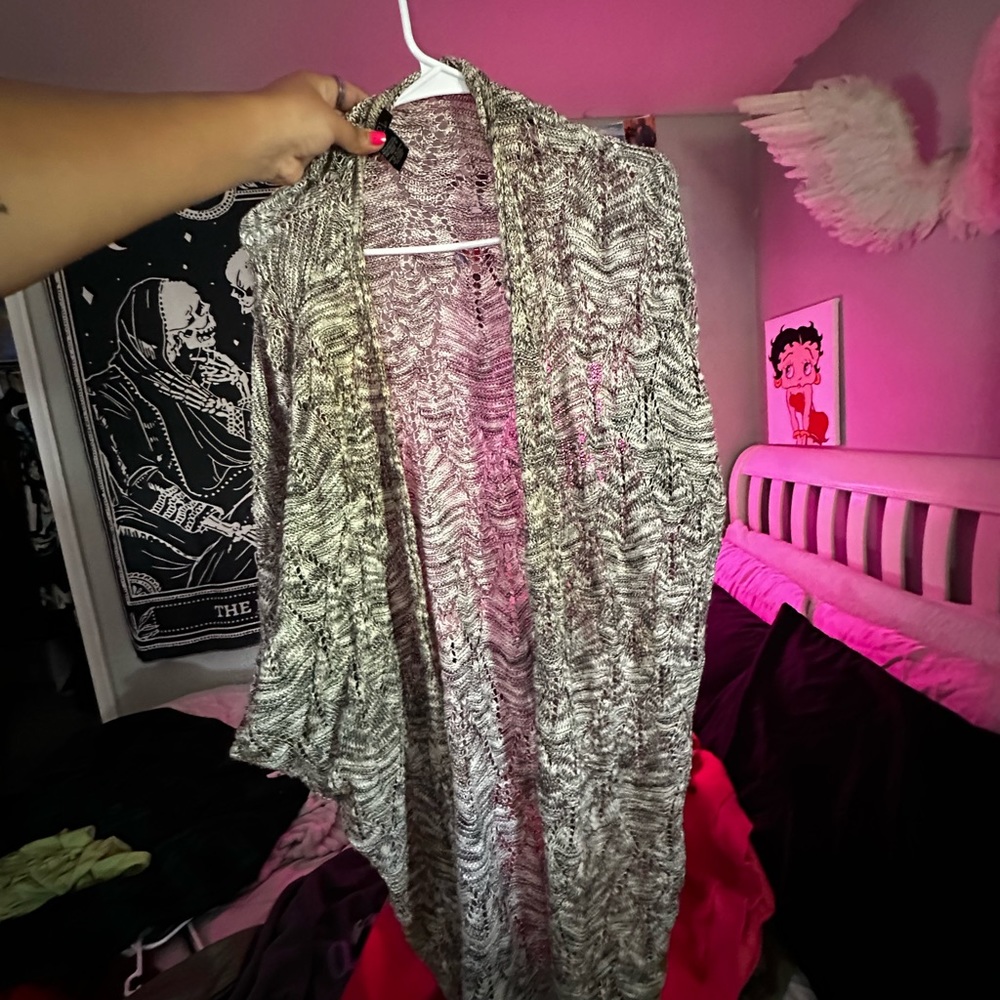 Gray Cardigan